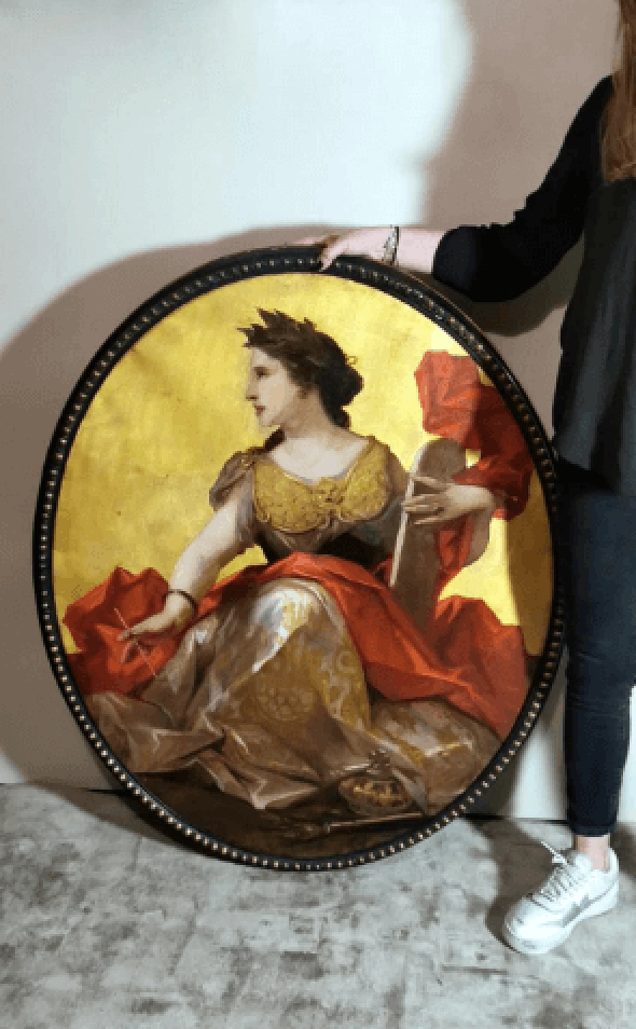Calliope, dipinto a olio su tela, '800 19