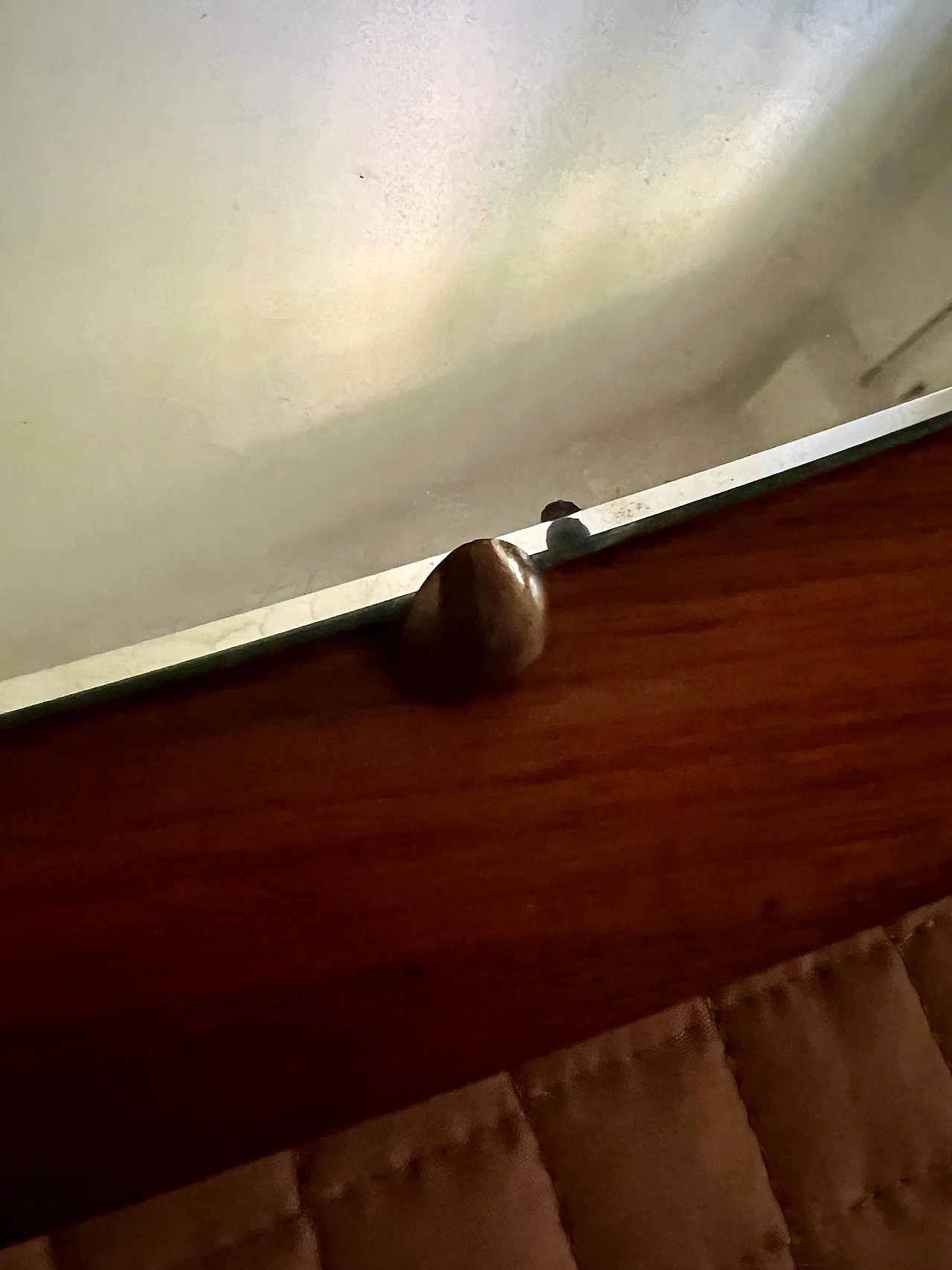 Specchio da parete scandinavo in teak, anni '60 7