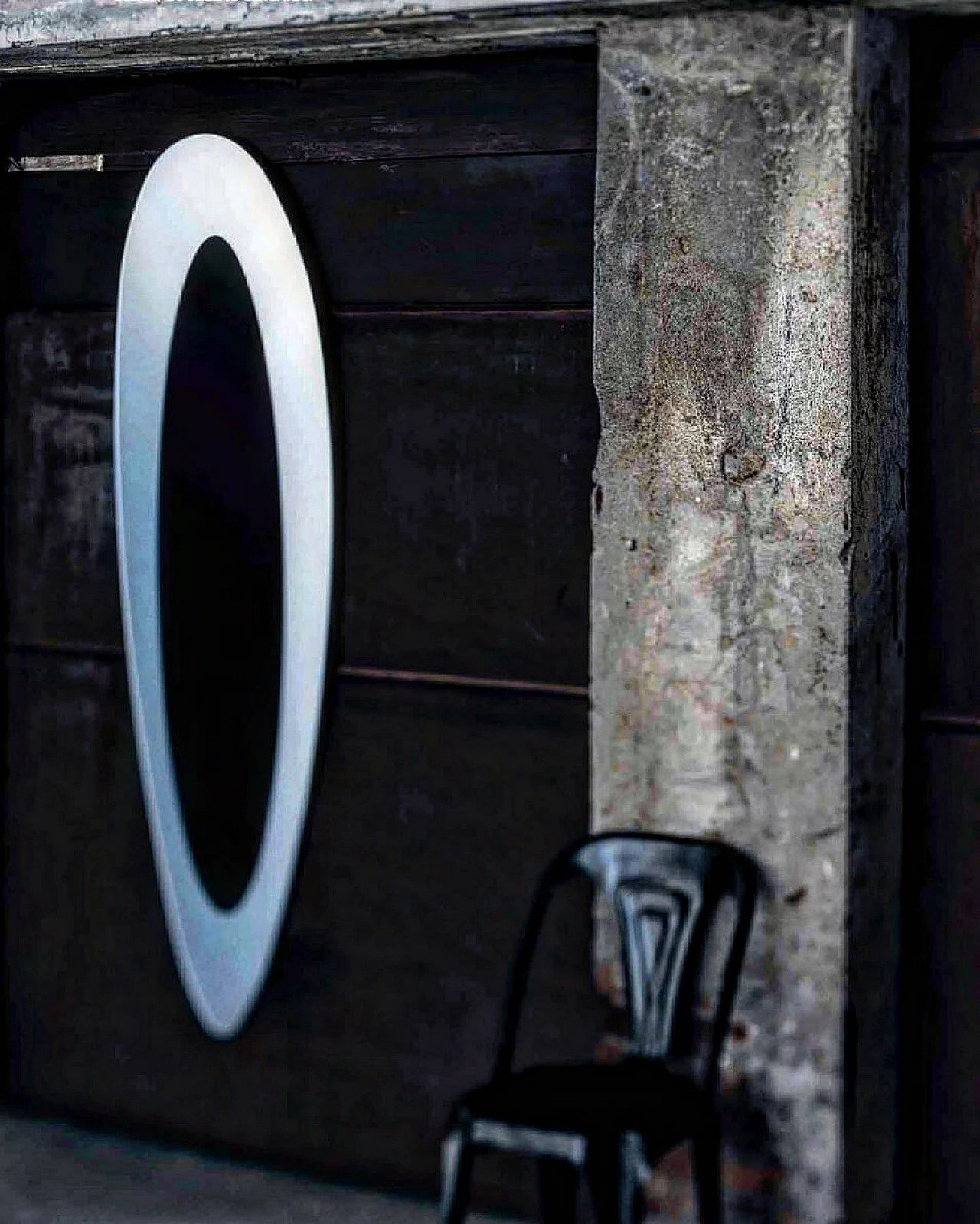 Specchio in cristallo acidato di Glas Italia, anni '90 2