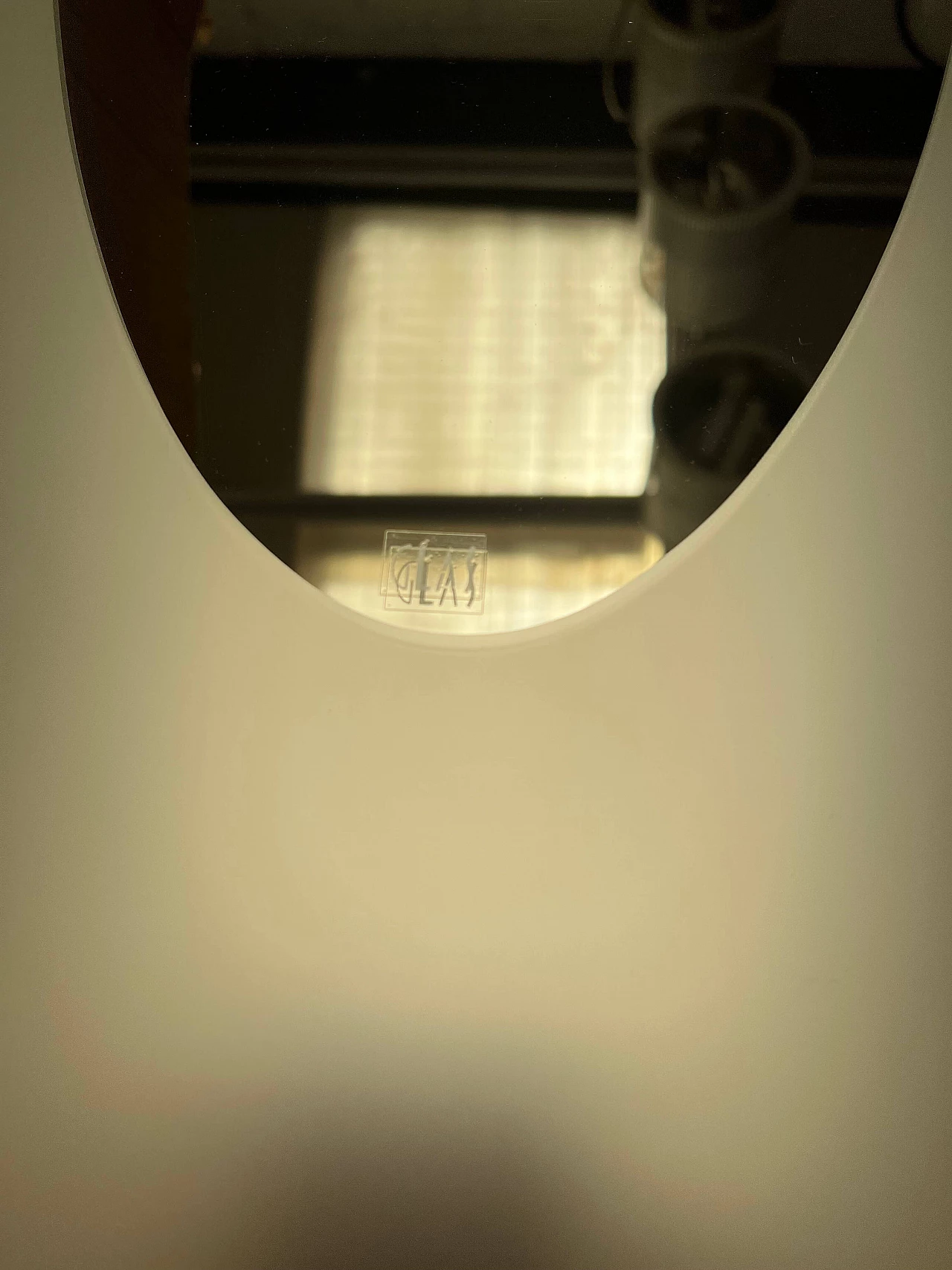 Specchio in cristallo acidato di Glas Italia, anni '90 6