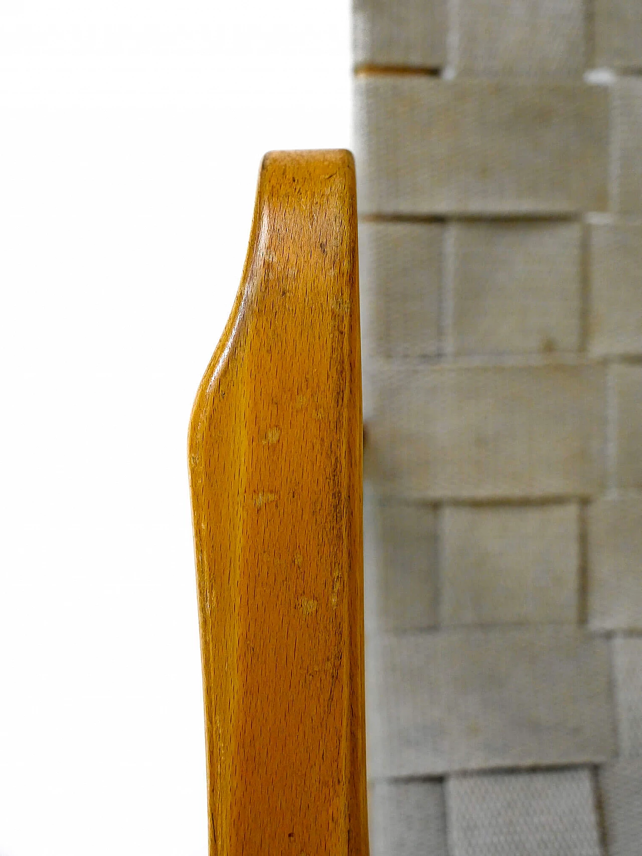 Coppia di poltrone Eva in legno e tessuto di Bruno Mathsson, anni '70 10