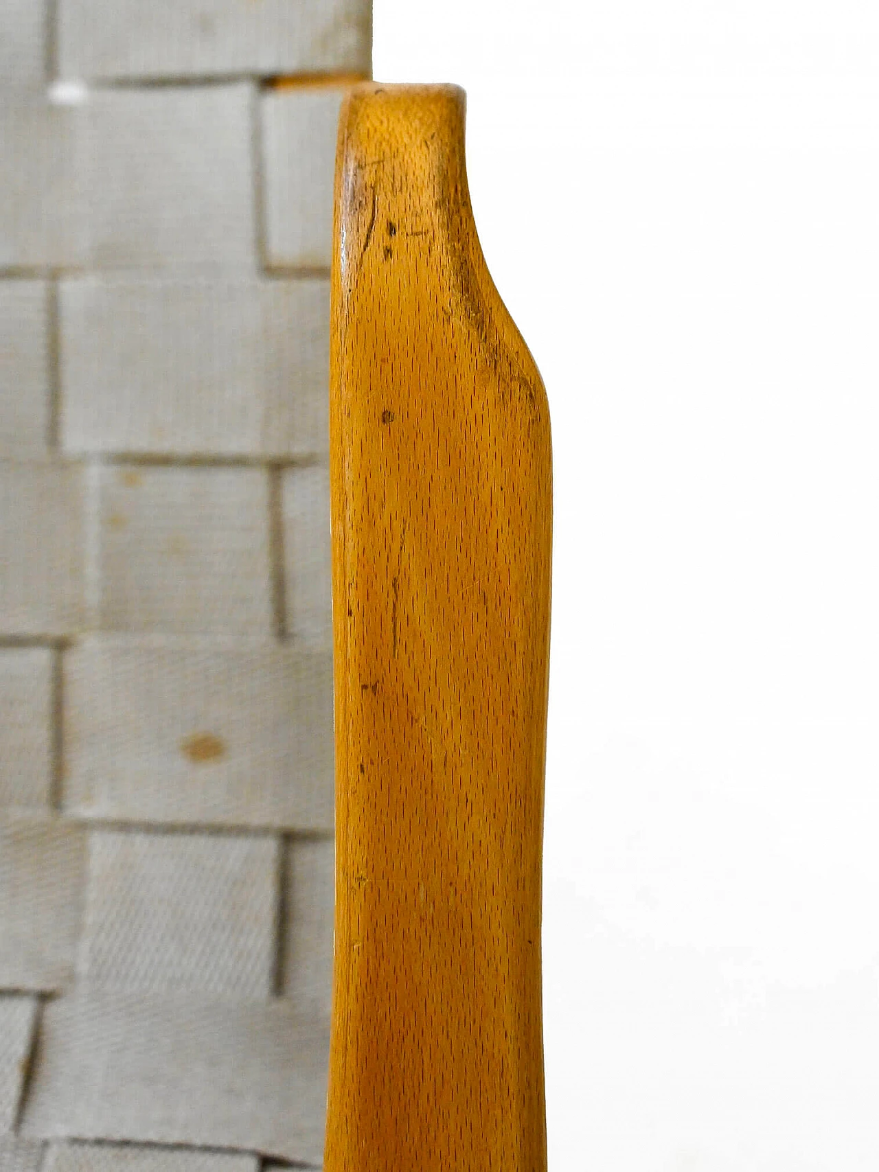 Coppia di poltrone Eva in legno e tessuto di Bruno Mathsson, anni '70 11