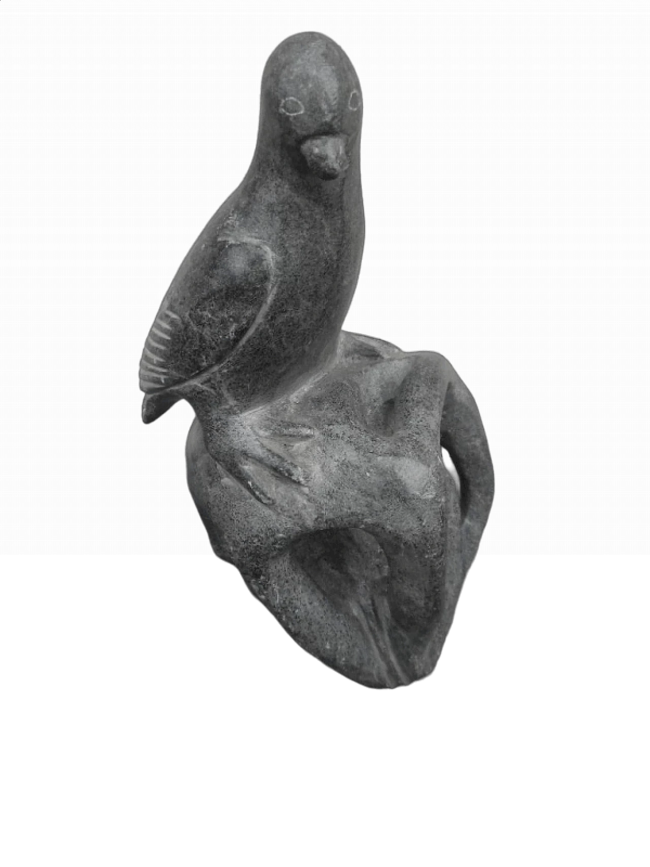 Inuit stone bird sculpture by Canada Eskimo Art Esquimau, 2000s 4