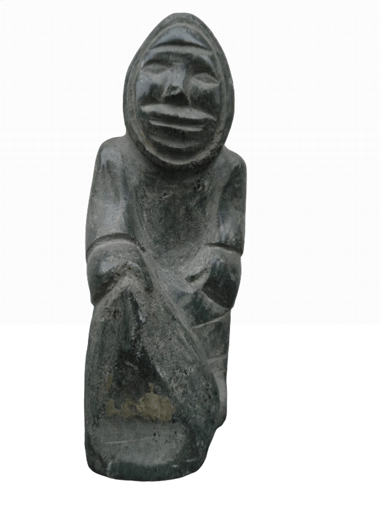 Inuit stone hunter sculpture by Canada Eskimo Art Esquimau, 2000s 6