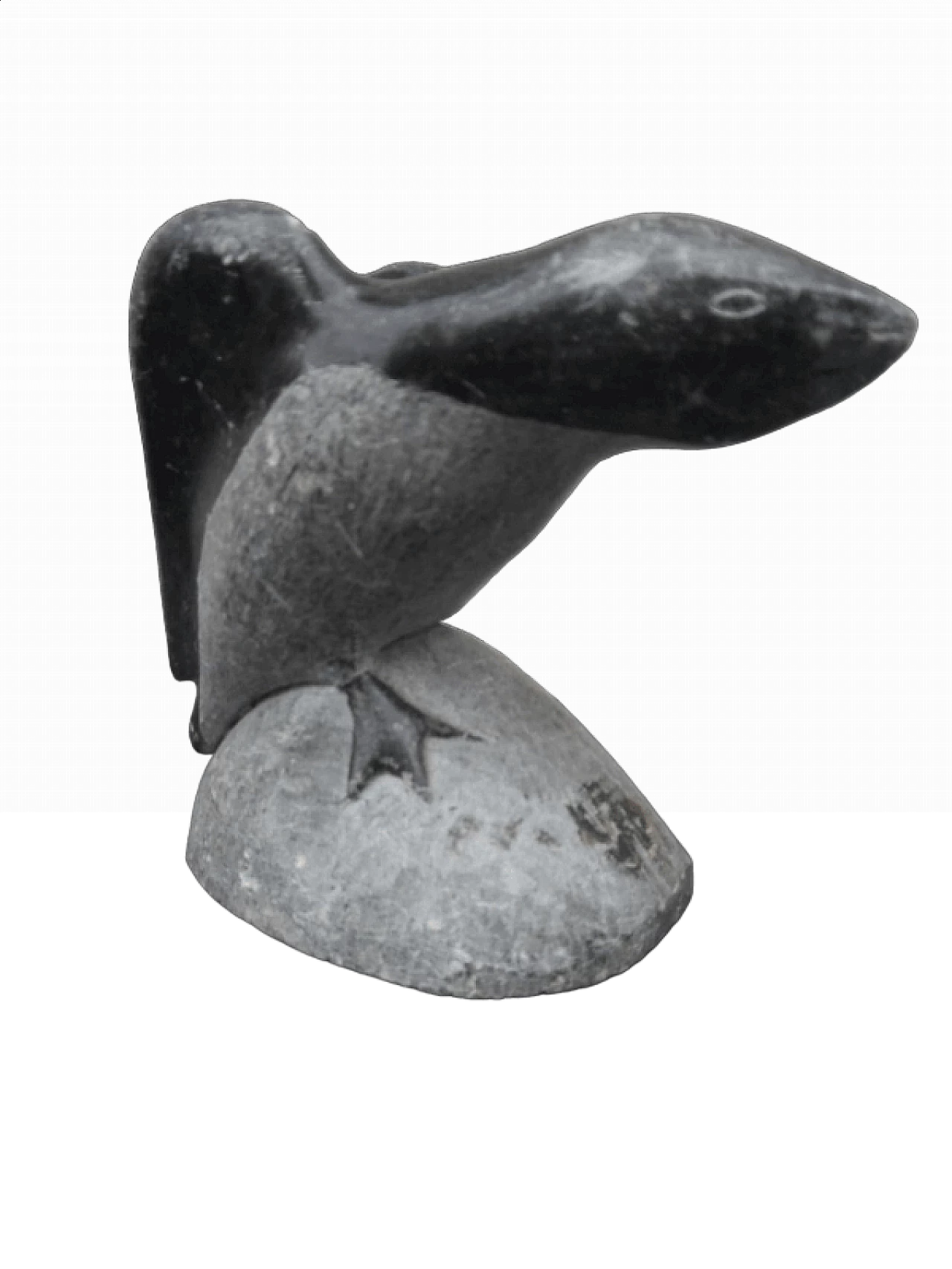 Inuit stone penguin sculpture by Canada Eskimo Art Esquimau, 1970s 6