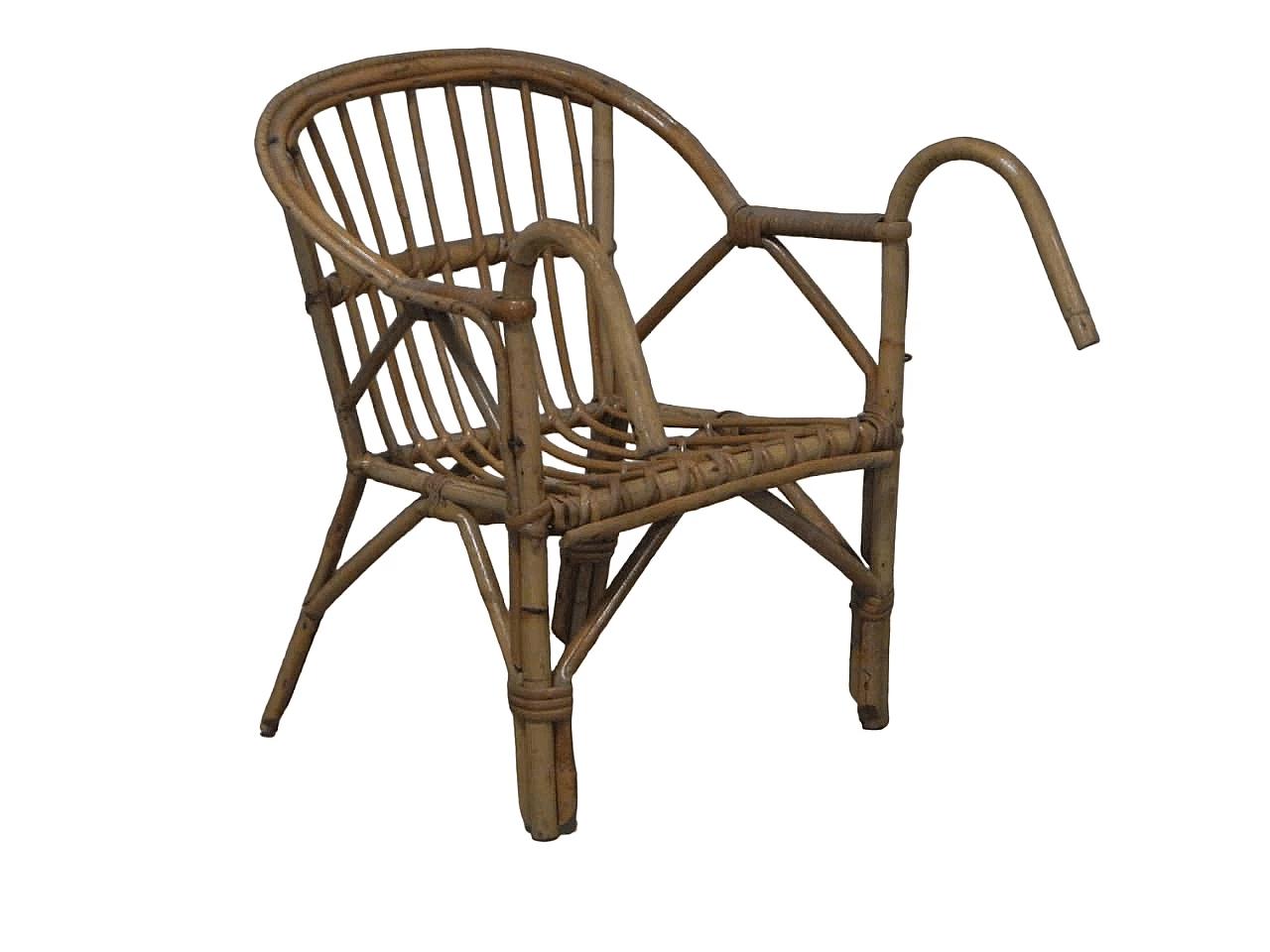 Wicker child's armchair, 1970s 1062827