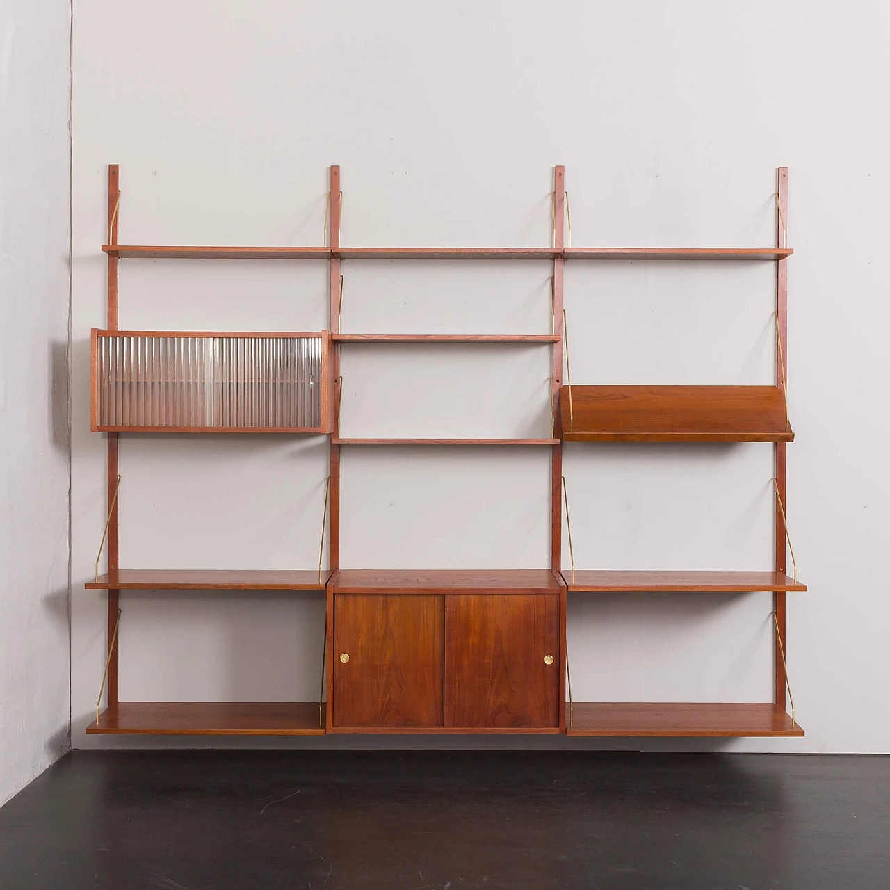 Libreria PS System di Preben Sorensen per Randers Møbelfabrik, anni '60 8