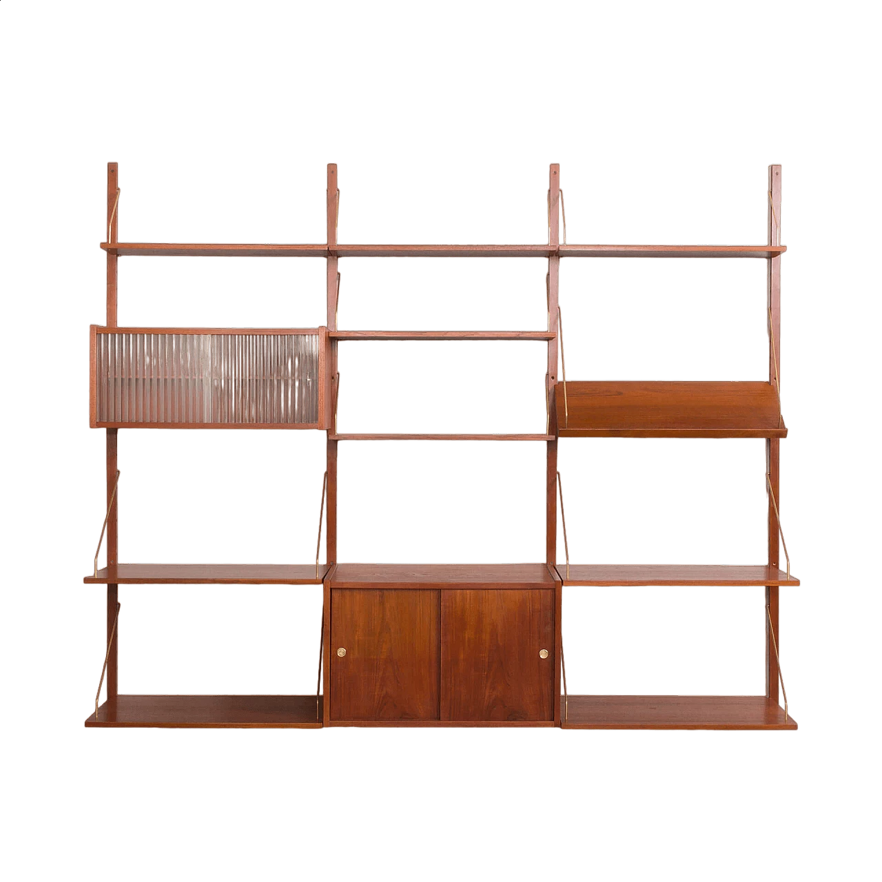 Libreria PS System di Preben Sorensen per Randers Møbelfabrik, anni '60 21