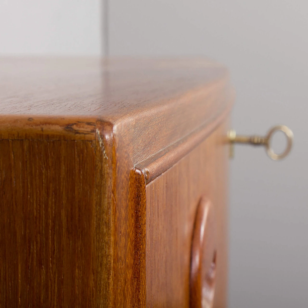 Teak chest of drawers by Kai Kristiansen, 1960s 9