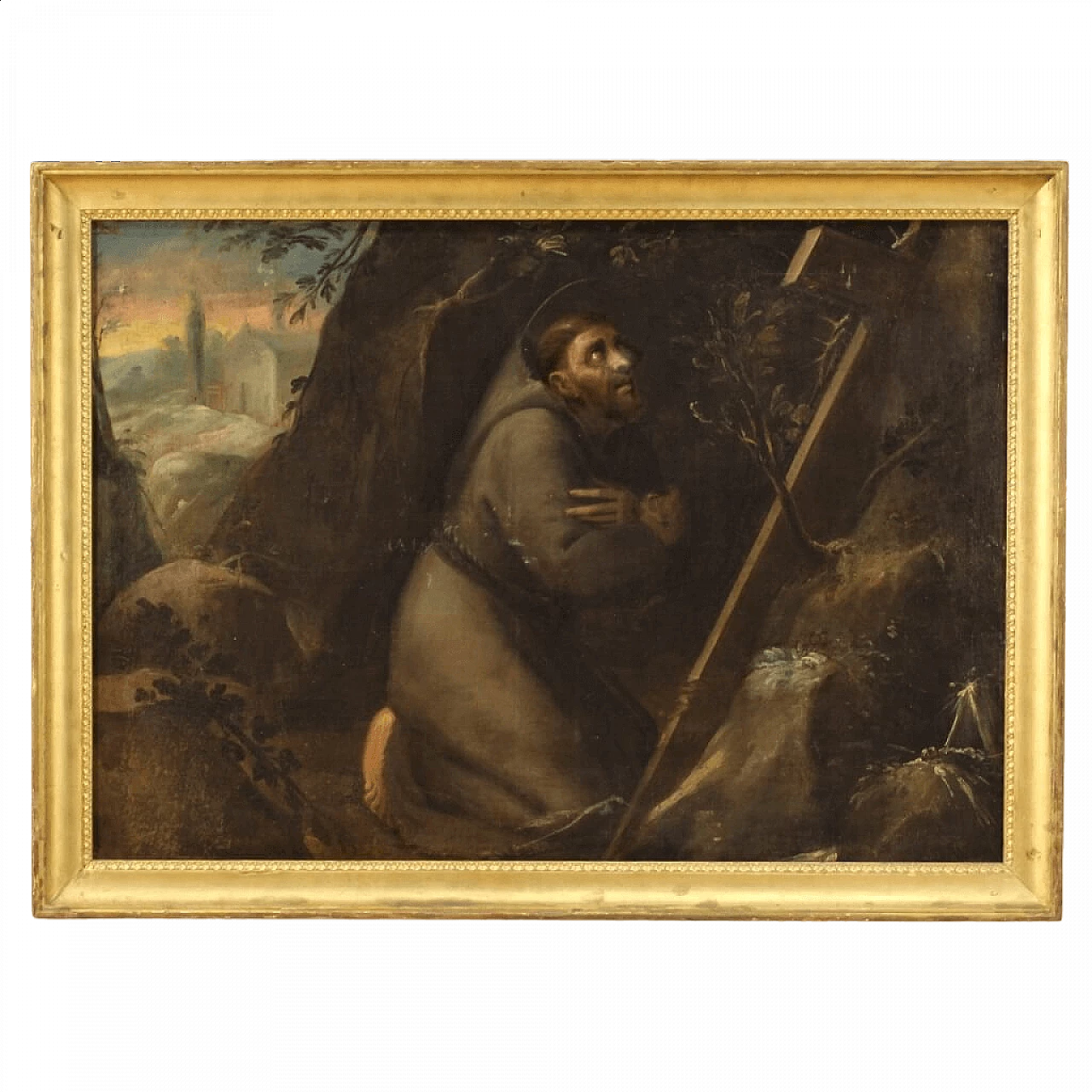St. Francis, oil on canvas, first half of the 18th century 17