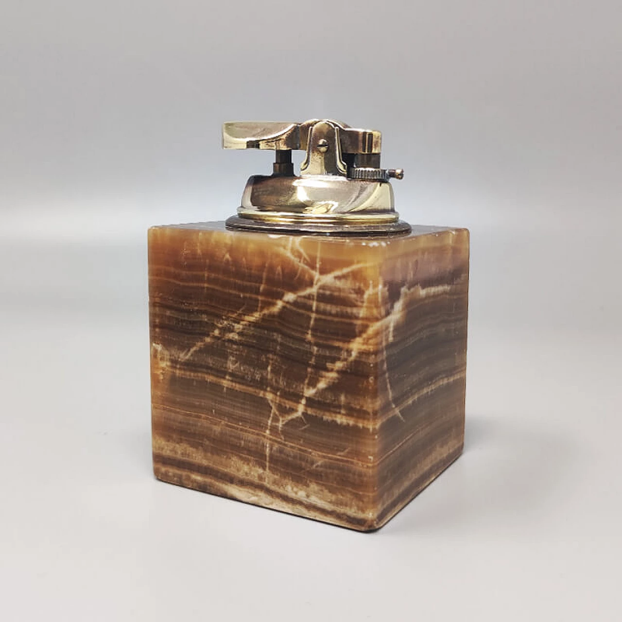 Onyx ashtray and lighter, 1970s 4