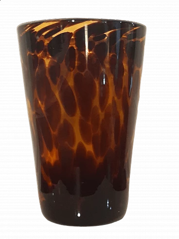 Spotted Murano glass vase, 1970s