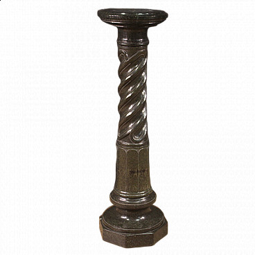 Marble twisted column
