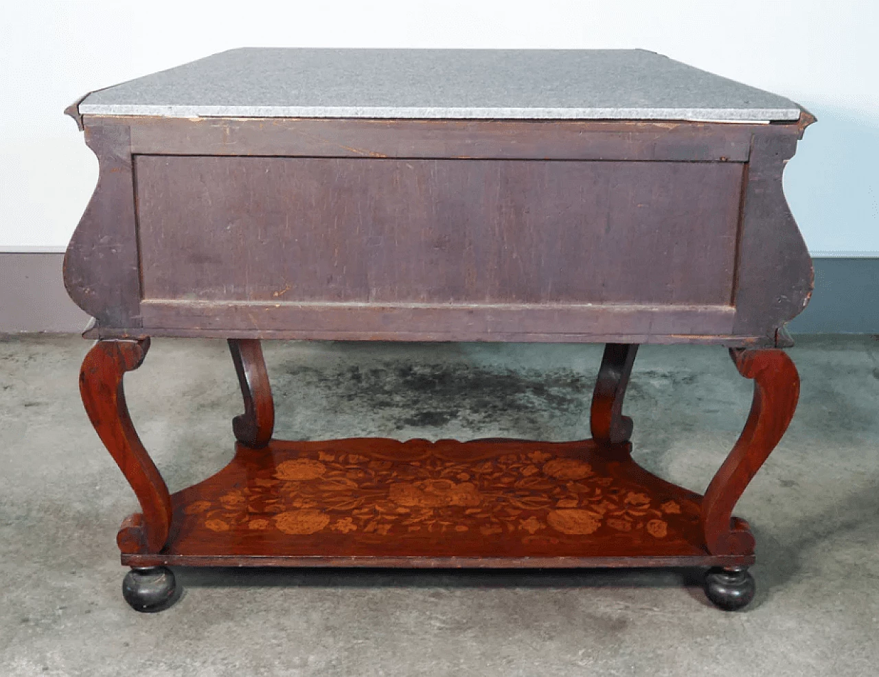 Dutch oak and marble dresser/console, early 19th century 11