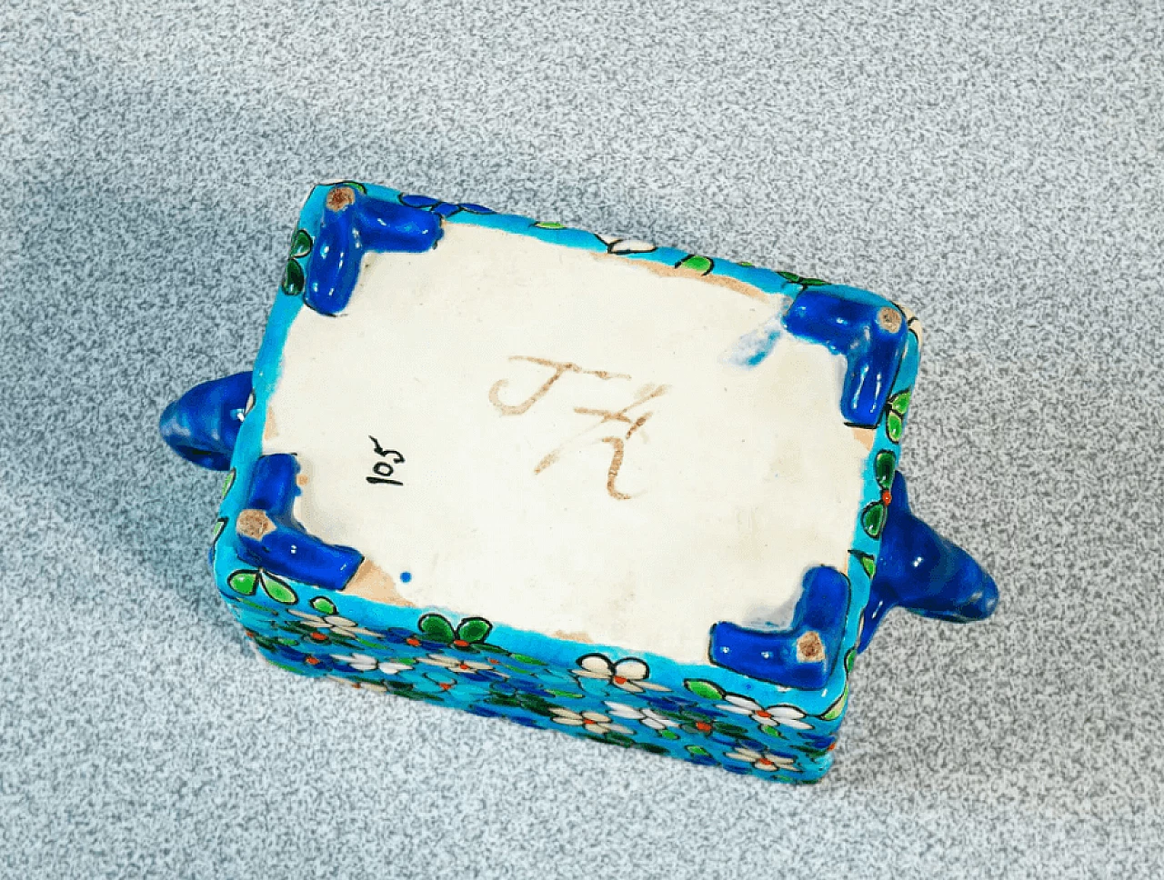 Pair of ceramic and enamel jars by Emaux de Longwy, late 19th century 7