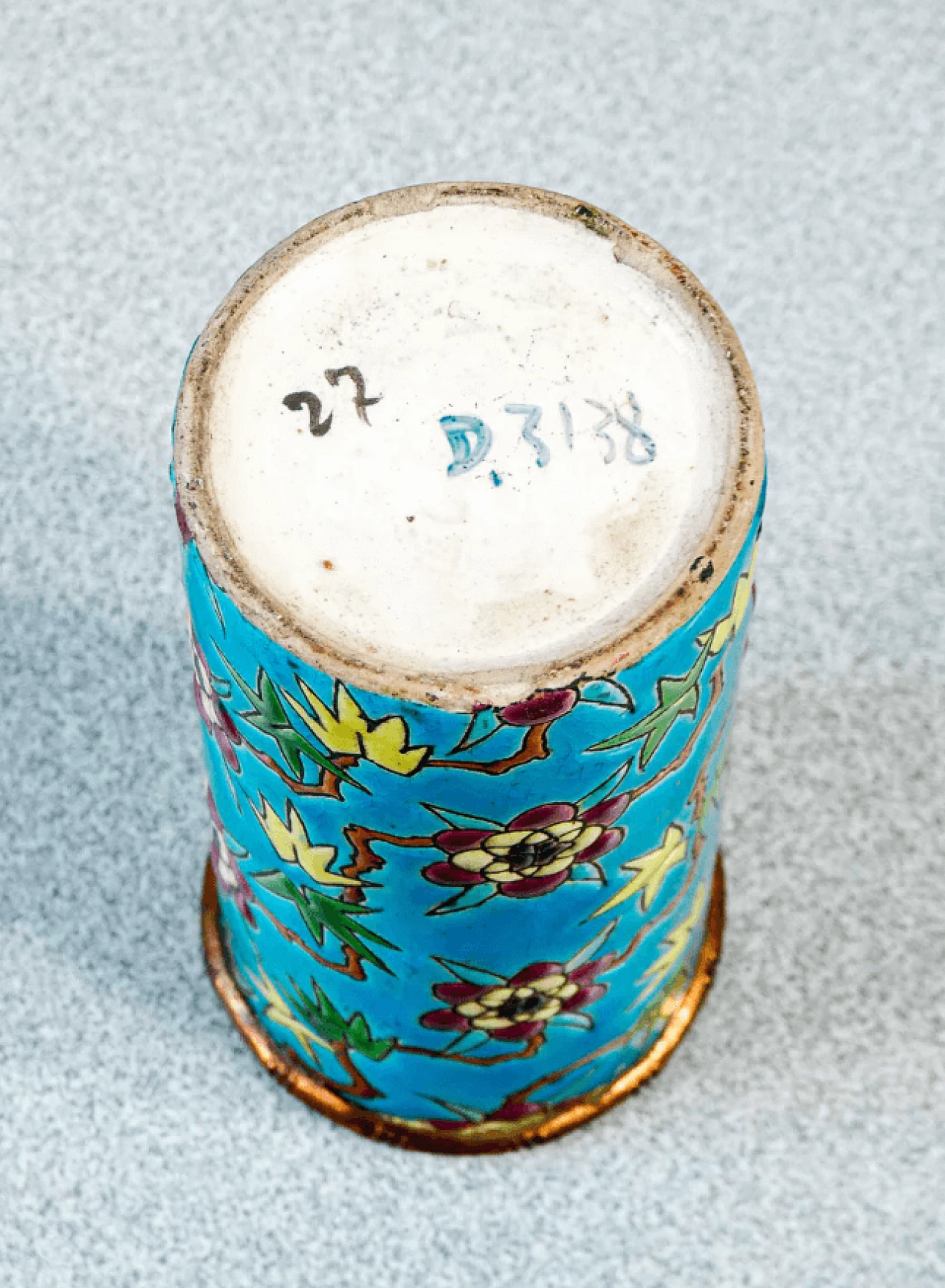 Pair of ceramic and enamel jars by Emaux de Longwy, late 19th century 11