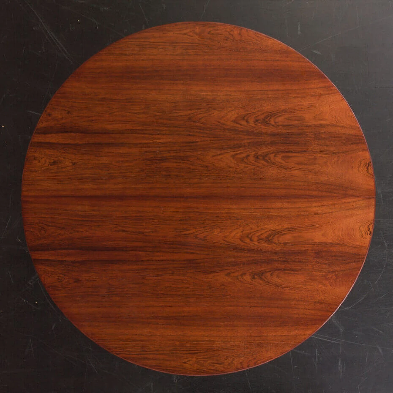 Danish rosewood extending round table by Kai Kristiansen, 1960s 16