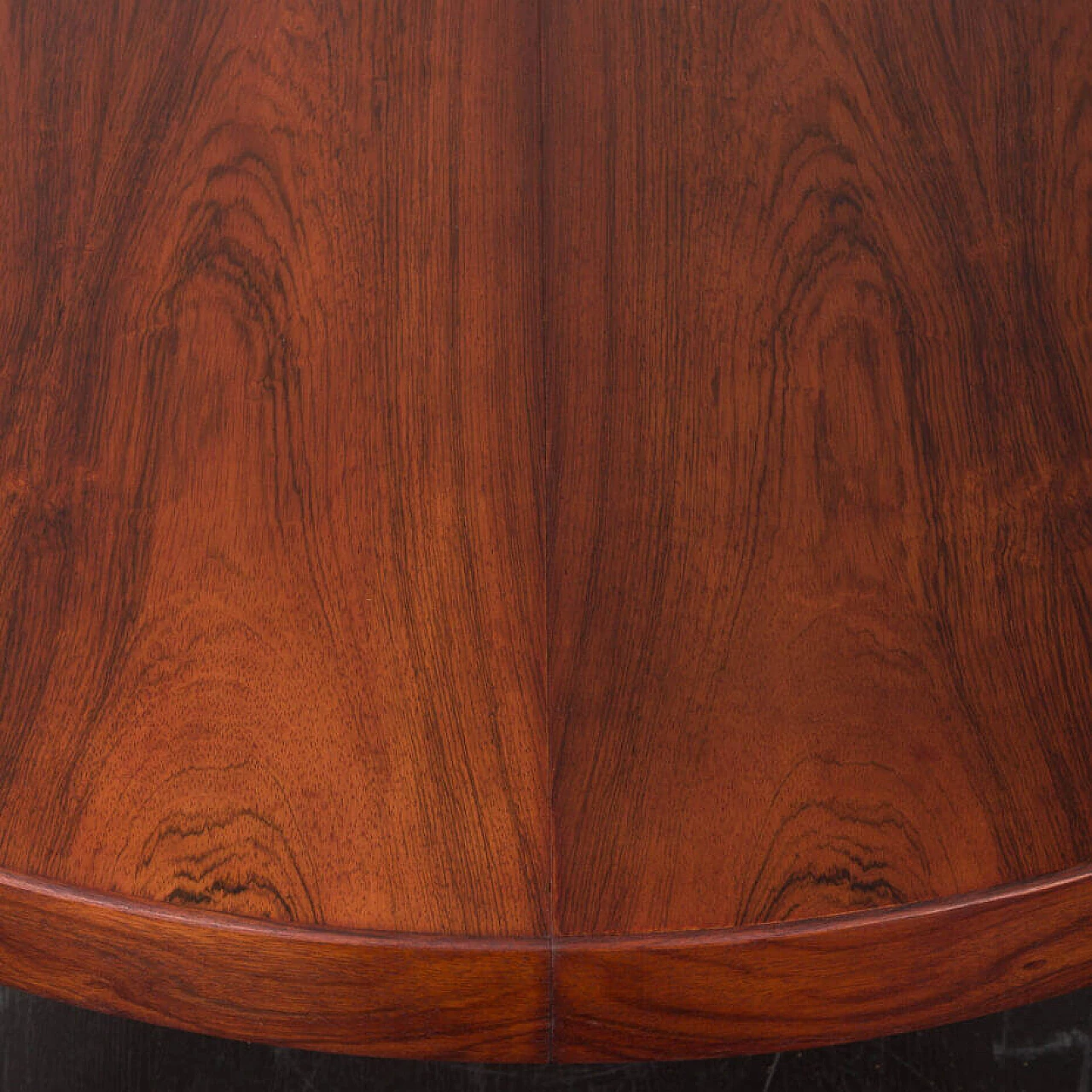 Danish rosewood extending round table by Kai Kristiansen, 1960s 17