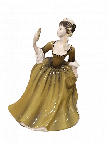 Porcelain Simone sculpture by Royal Doulton, 1970s