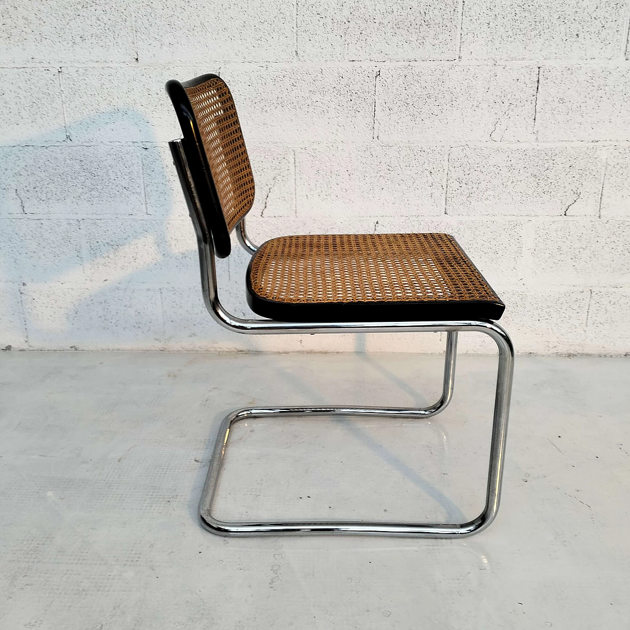 4 Cesca chairs in walnut, steel and Vienna straw by Marcel Breuer for Gavina, 1960s 11