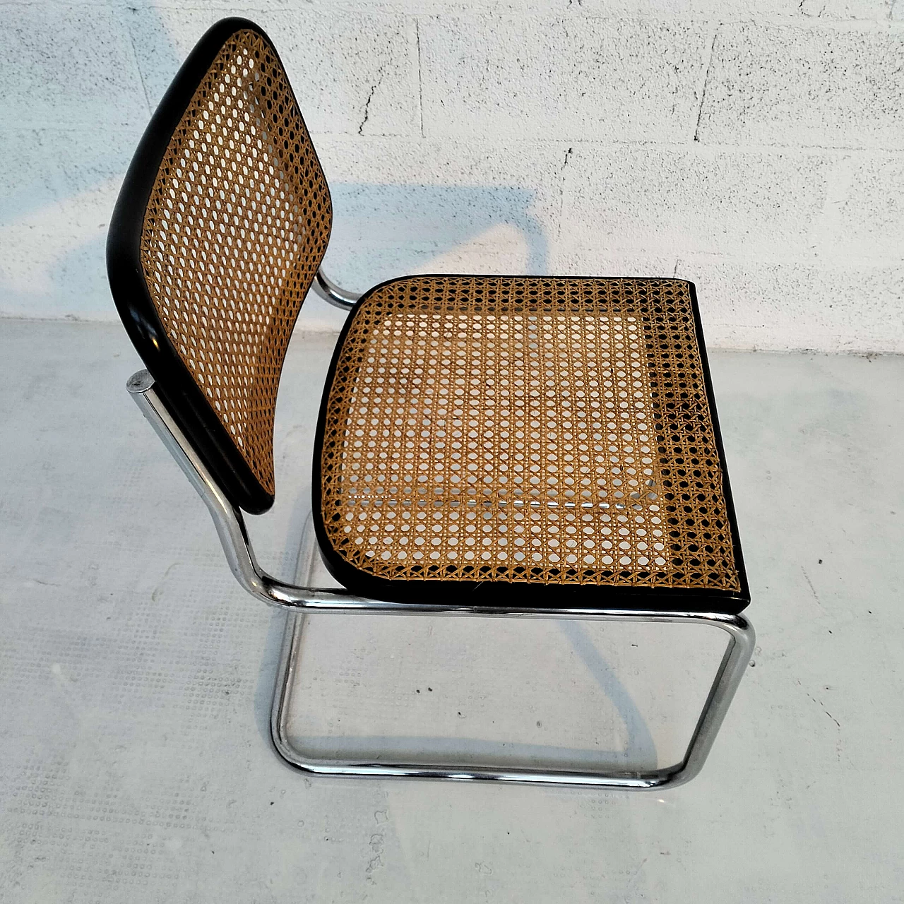 4 Cesca chairs in walnut, steel and Vienna straw by Marcel Breuer for Gavina, 1960s 12