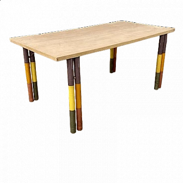 Karan d'Ache dining table by Antonio Citterio and P. Nava for Malobbia, 1980s