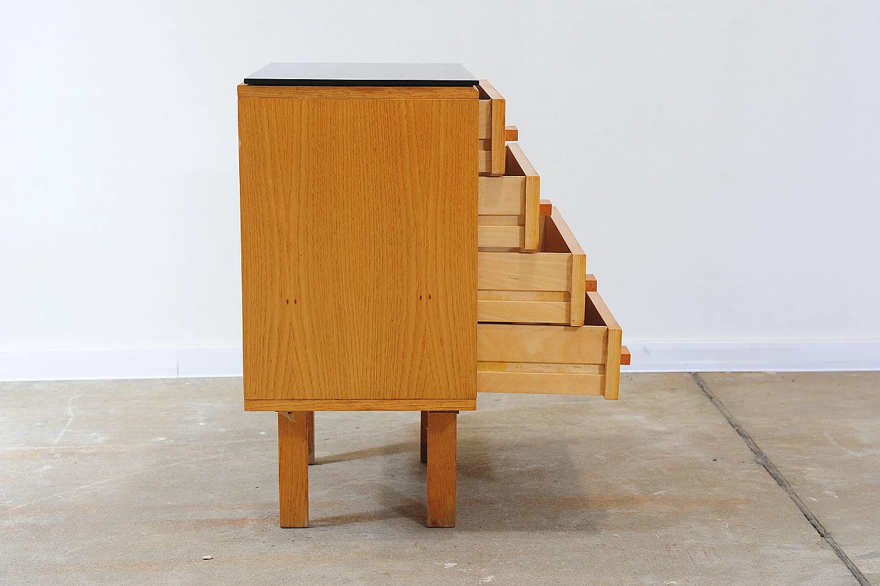 Pair of wooden bedside tables by Frantisek Mezulanik for Nový Domov, 1970s 8