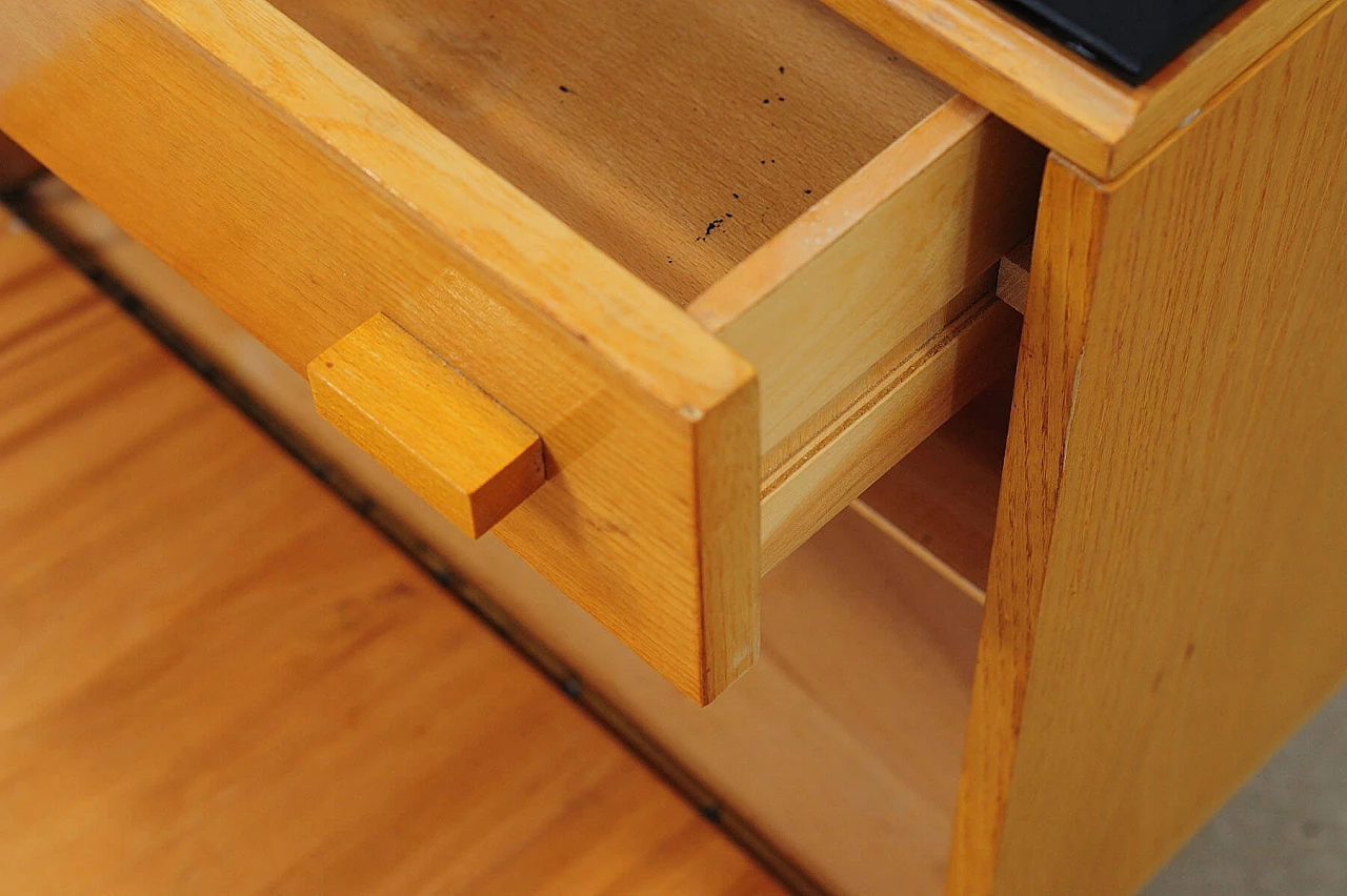 Pair of wooden bedside tables by Frantisek Mezulanik for Nový Domov, 1970s 19