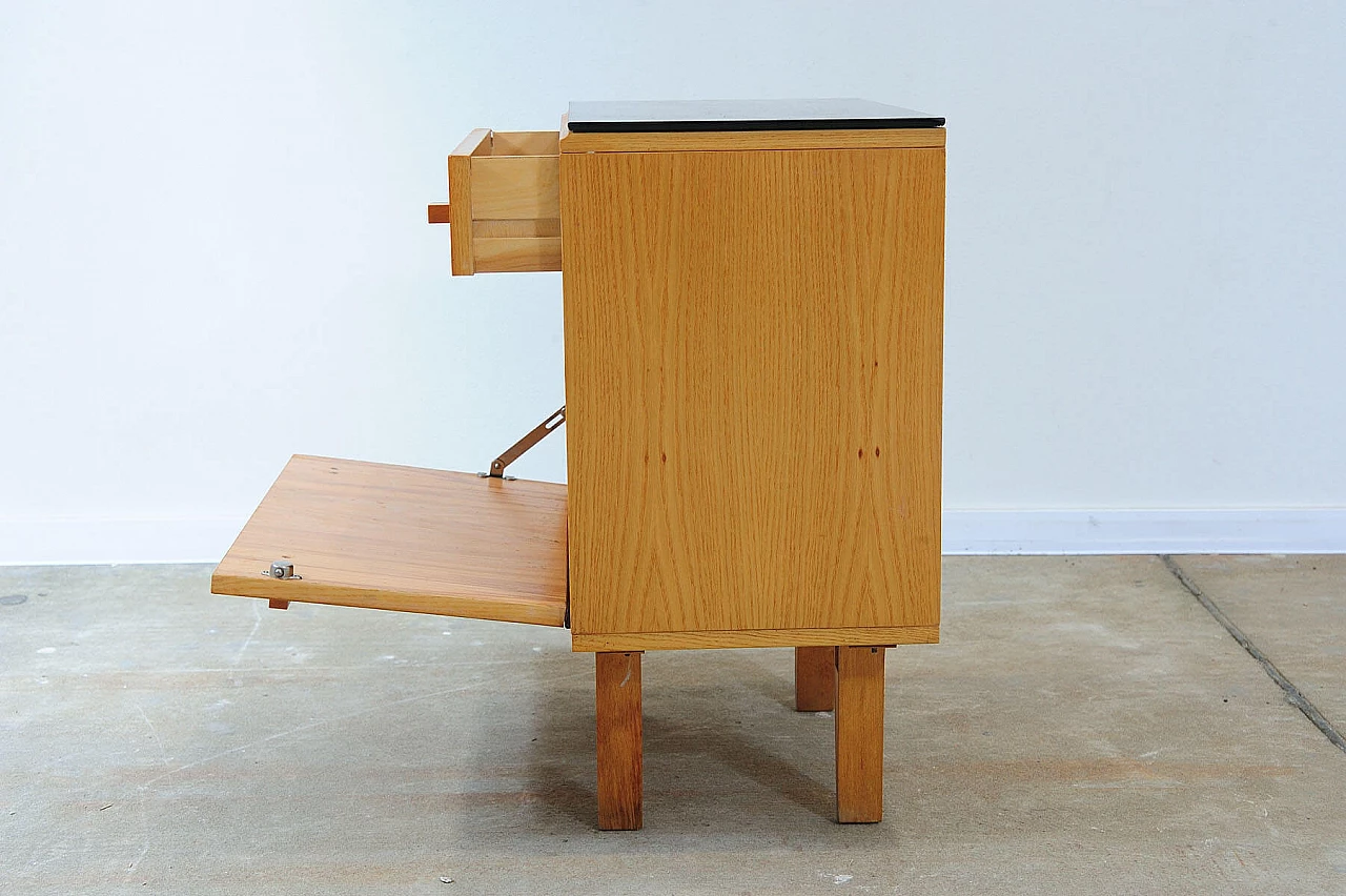 Pair of wooden bedside tables by Frantisek Mezulanik for Nový Domov, 1970s 20