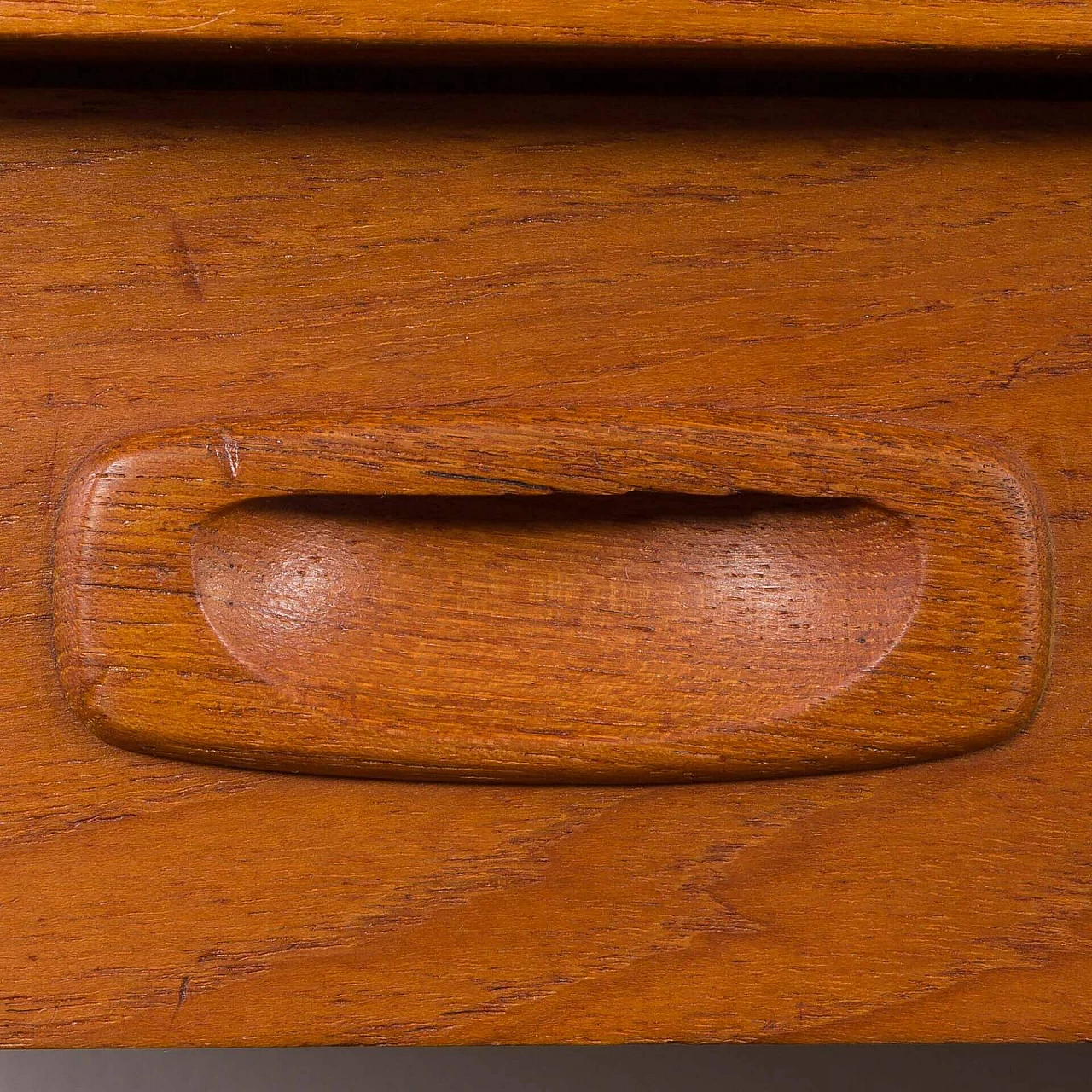 Libreria danese a parete in teak con scrivania di Preben Sorensen per PS System, anni '60 13