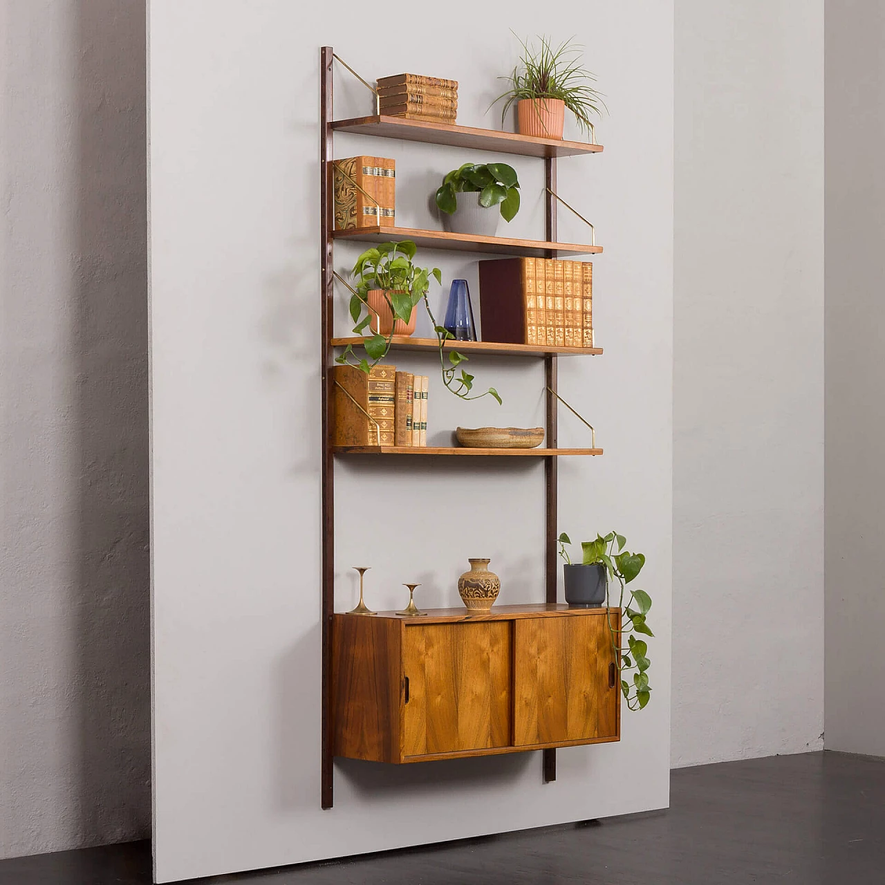 Libreria danese a parete Rio in palissandro di Thygesen e Sorensen per Hansen & Guldborg, anni '60 2