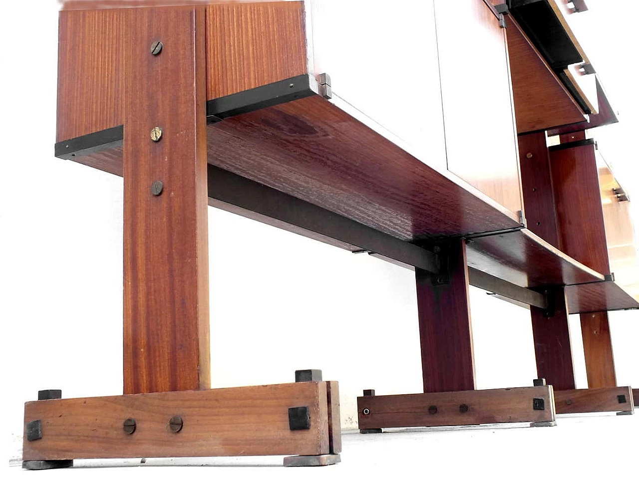 RB Italia teak bookcase, 1950s 6