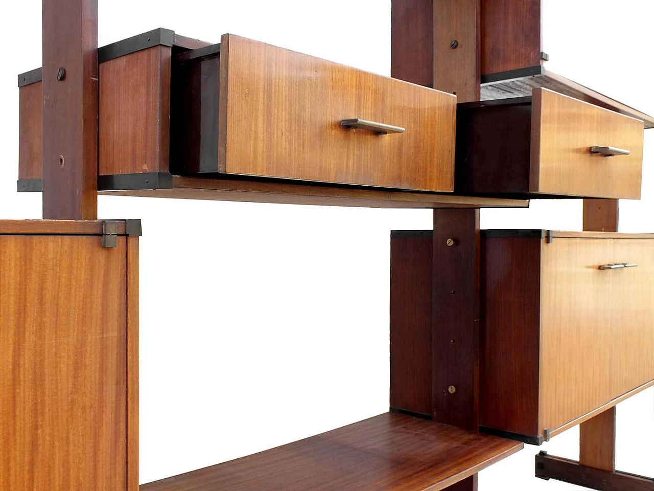 RB Italia teak bookcase, 1950s 8