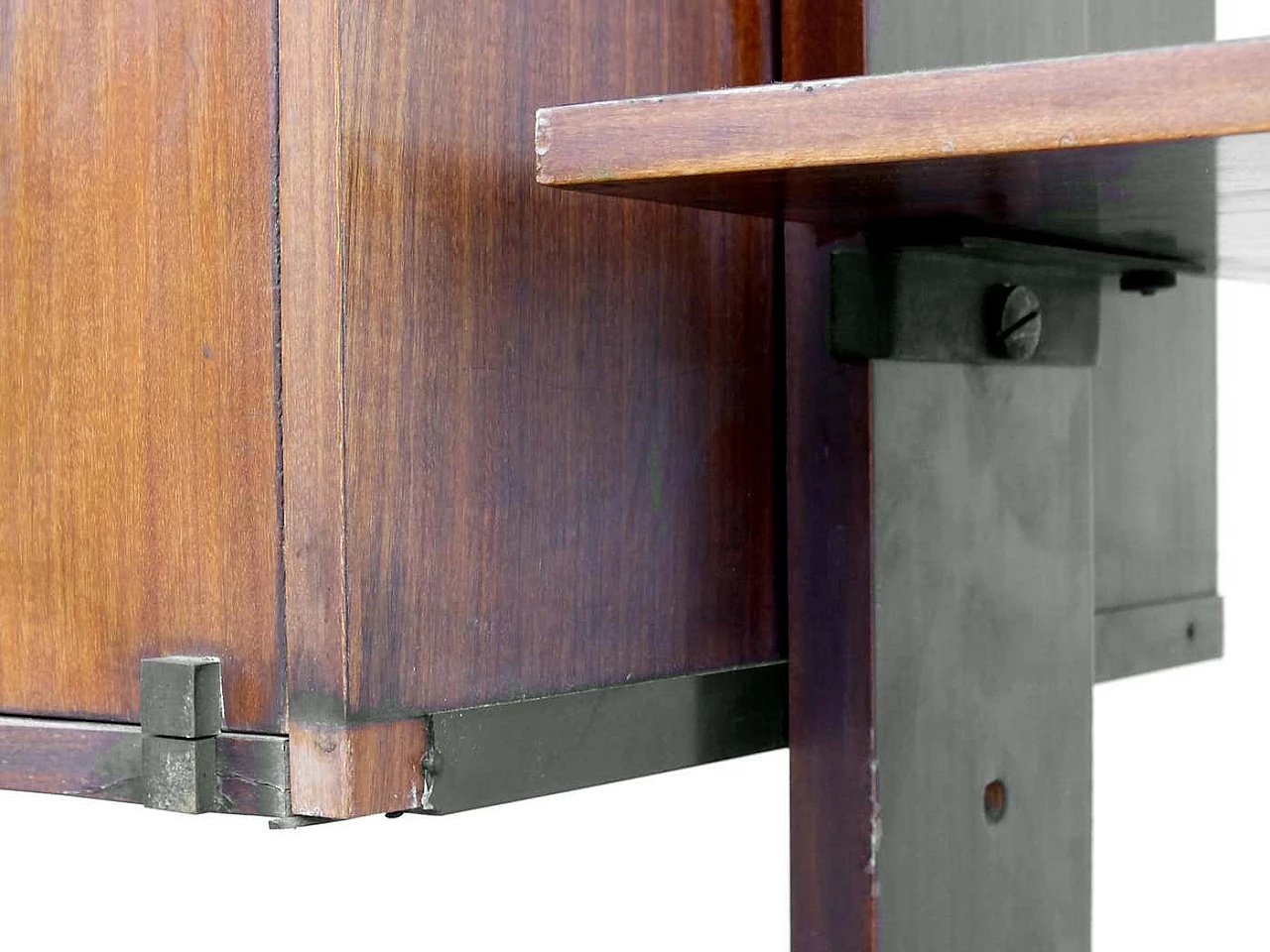 RB Italia teak bookcase, 1950s 13