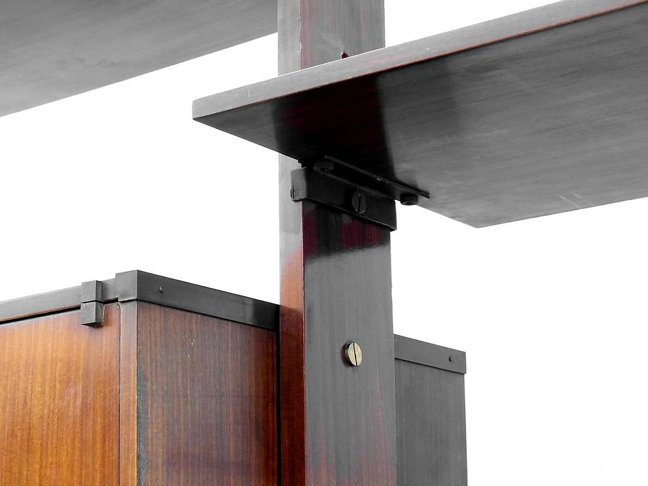 RB Italia teak bookcase, 1950s 18