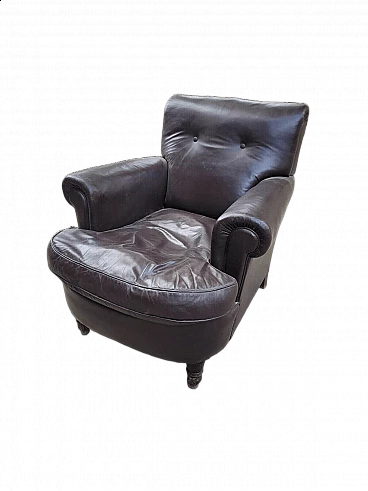 Leather armchair by Poltrona Frau, 1940s