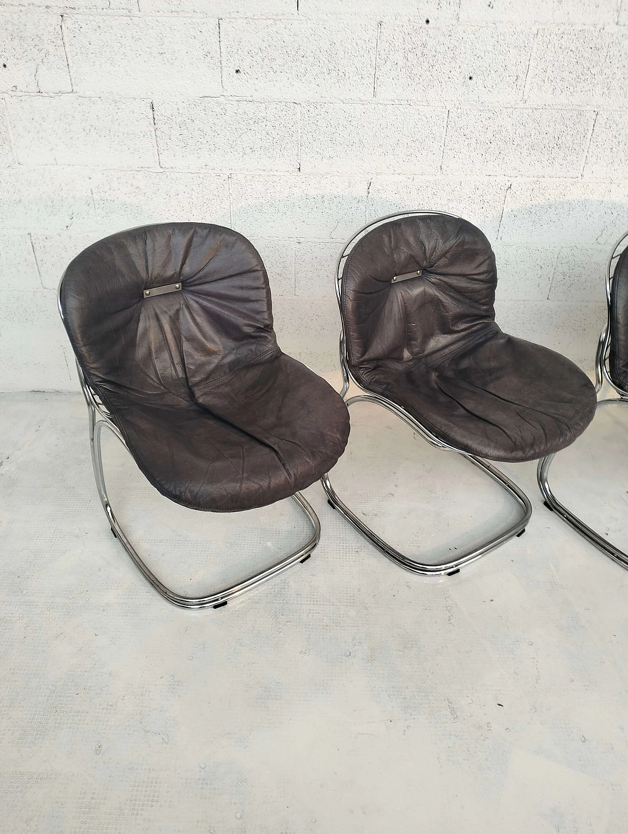 4 Sabrina chairs by Gastone Rinaldi for Rima, 1970s 7