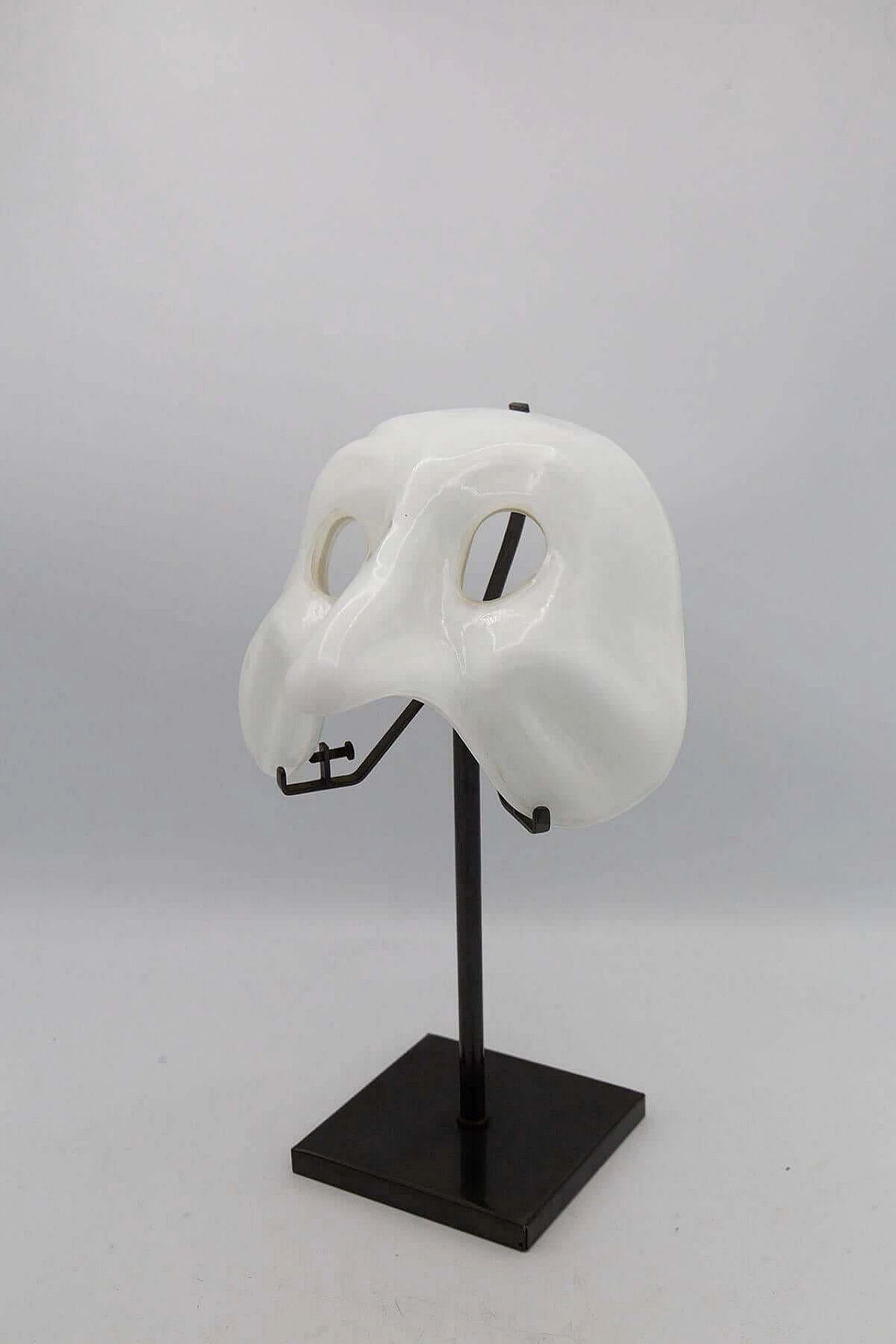 Venetian mask in Murano Venini glass, 1970s 1