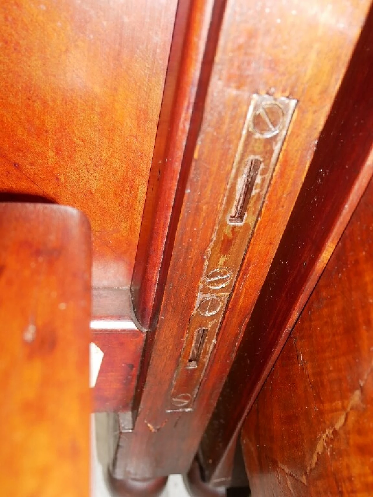 Carved wooden double bed, 1920s 8