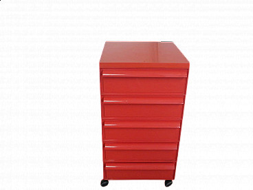 Drawer unit 4601 with wheels by Simon Fussel for Kartell, 1970s