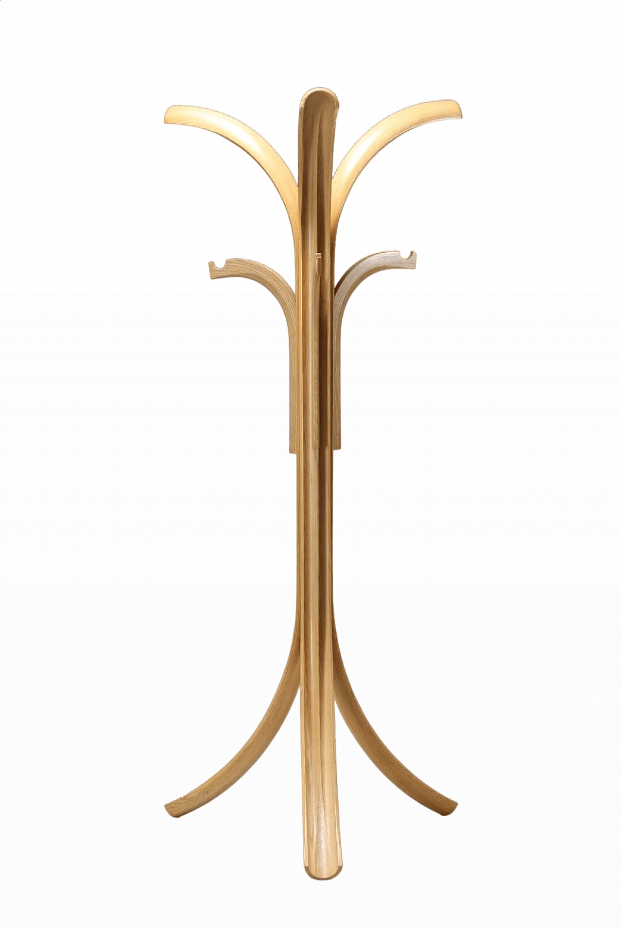 Bent ash coat stand by Offredi Giovanni for Crassevig, 1970s 5