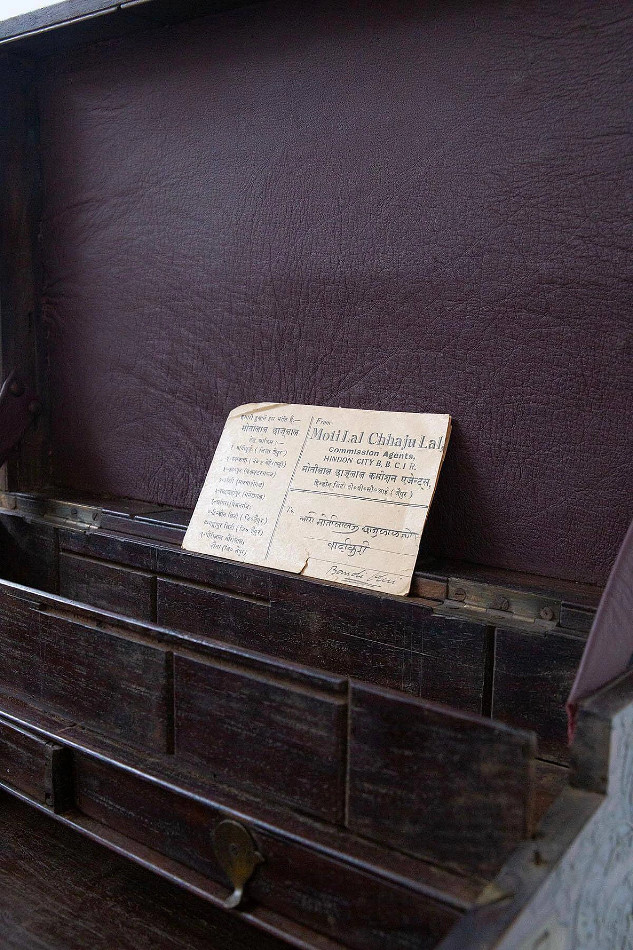 Travel writing desk that belonged to Sir Faiyaz Ali Khan, 20th century 1