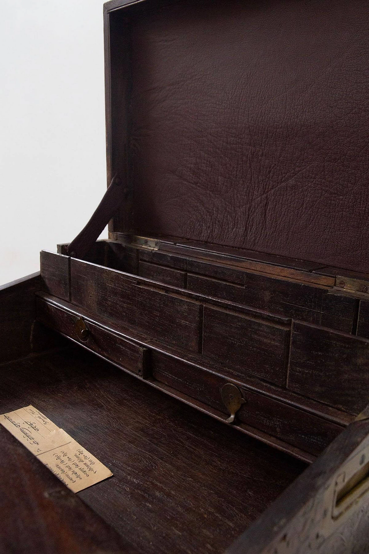 Travel writing desk that belonged to Sir Faiyaz Ali Khan, 20th century 12