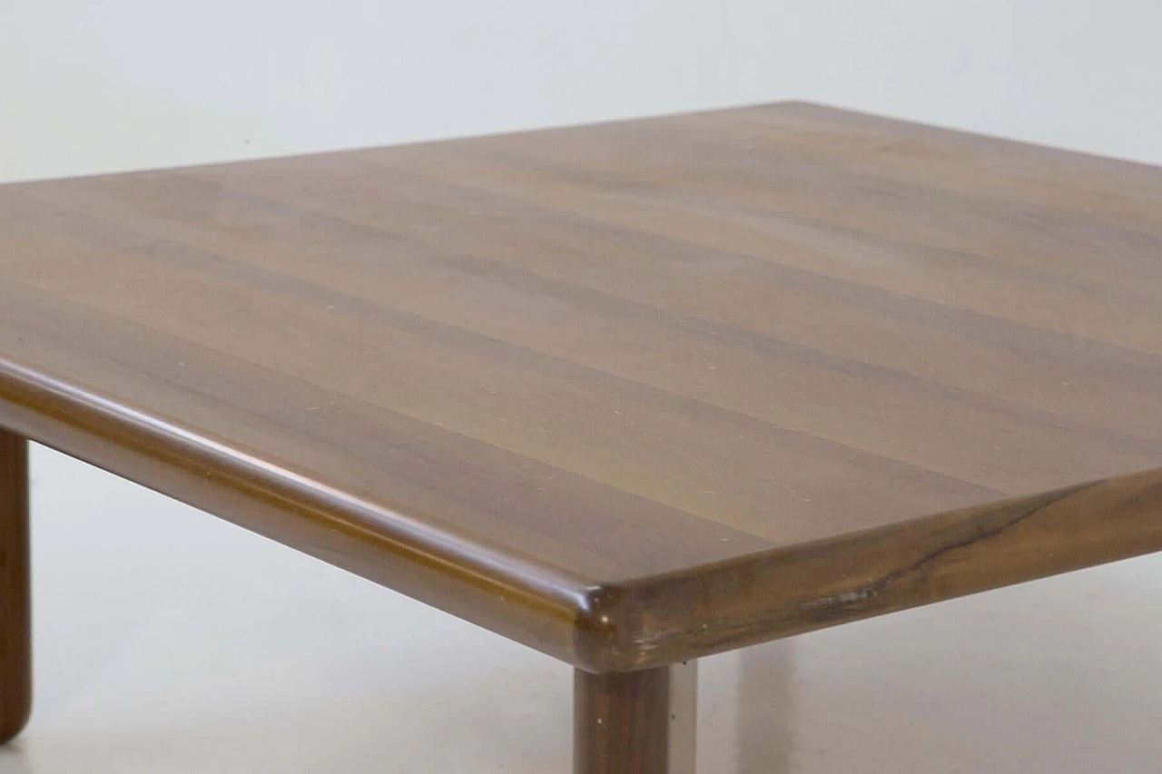 Saporro coffee table for Mobil Girgi in wood, 1970s 3