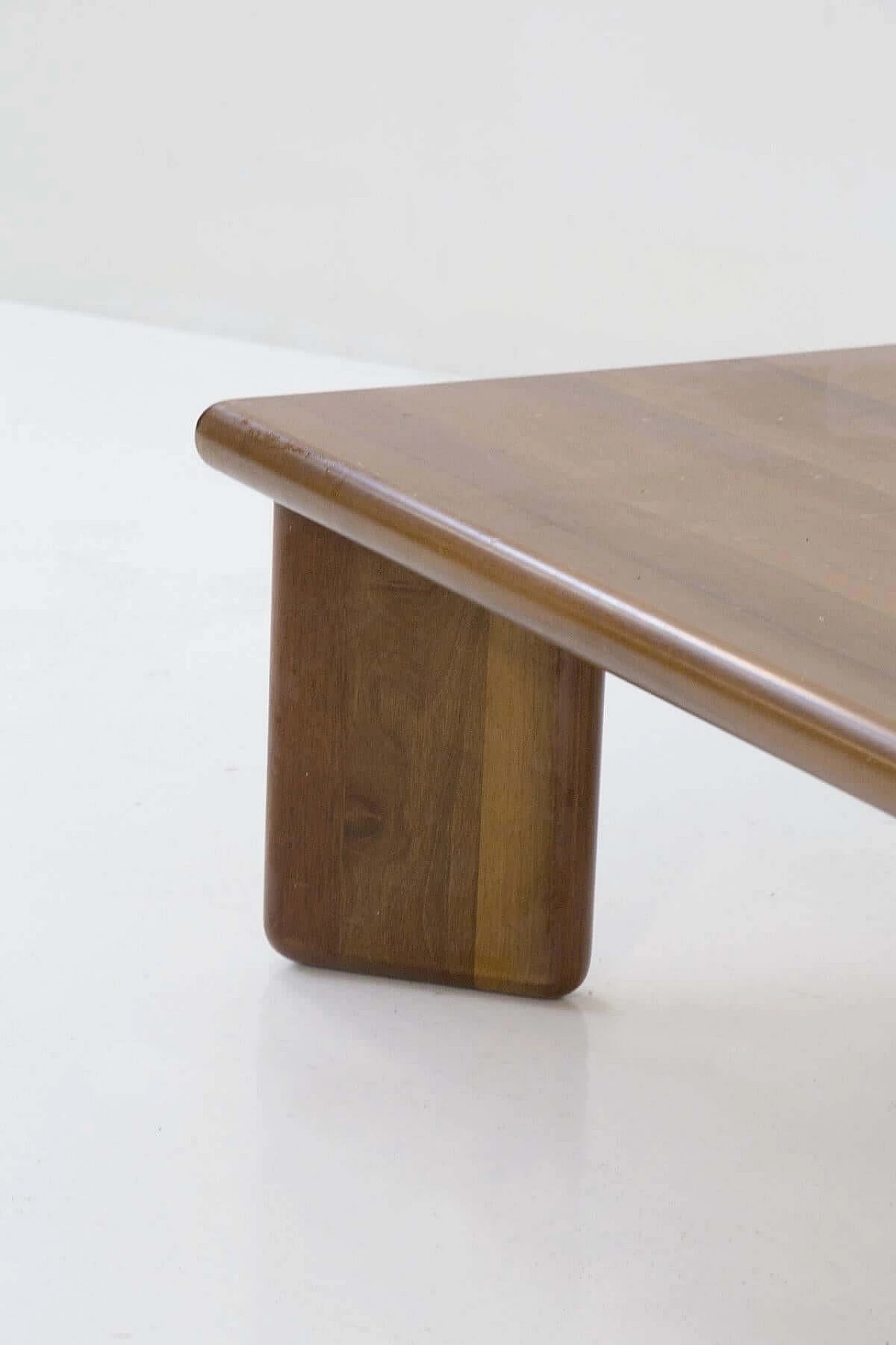 Saporro coffee table for Mobil Girgi in wood, 1970s 5