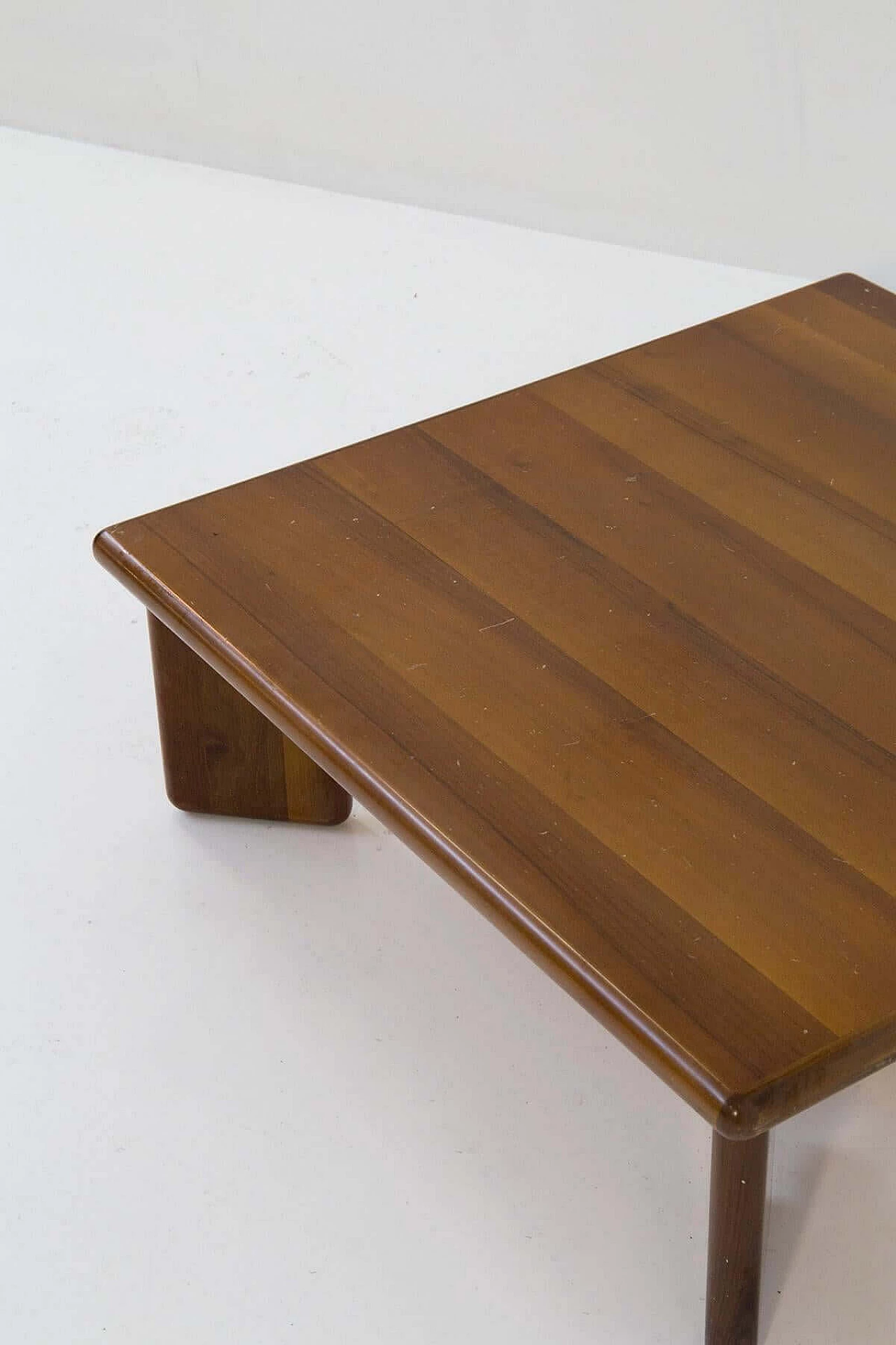 Saporro coffee table for Mobil Girgi in wood, 1970s 7
