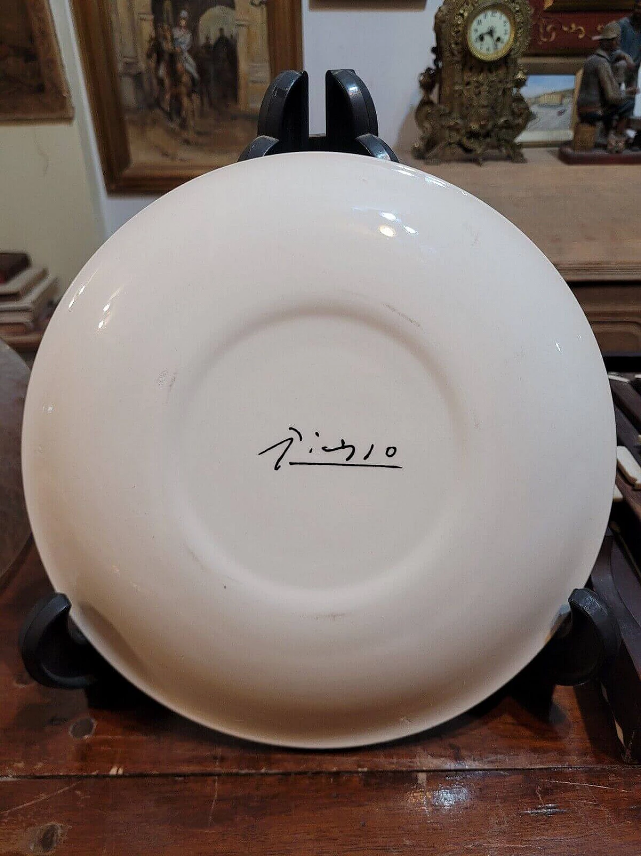 Piatto in ceramica di Pablo Picasso per per Salins Ceramic, anni '60 1