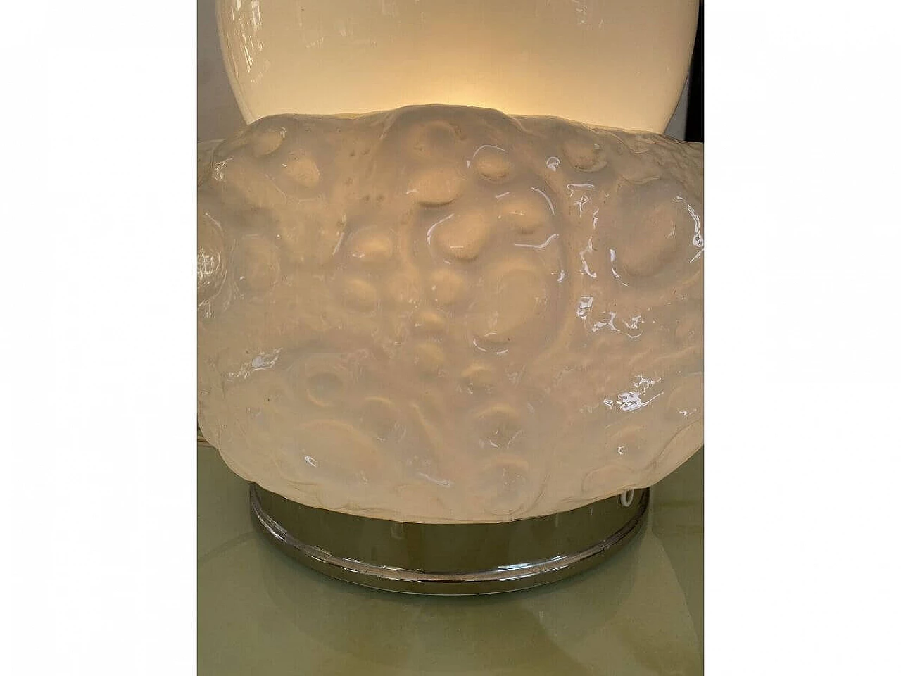 Lampada da tavolo nello stile Osso di Carlo Nason per Mazzega, anni '70 4