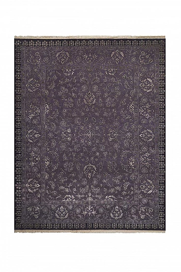 Fine silk Nain carpet in oriental style, early 20th century