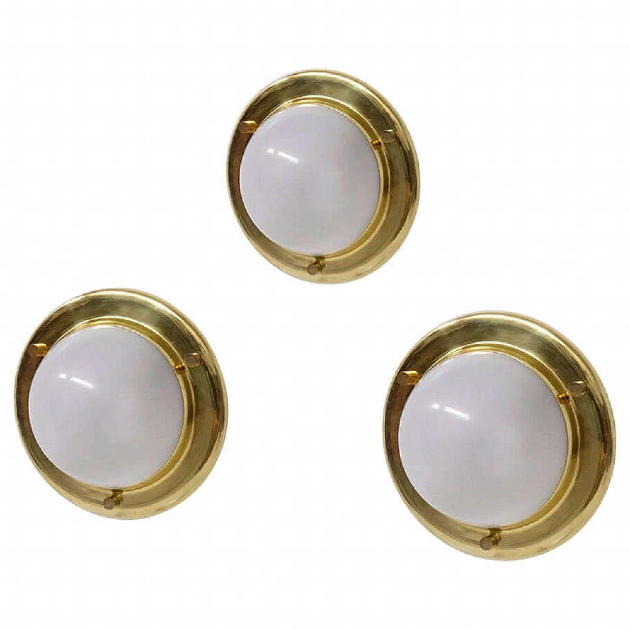 3 LSP6 Tommy wall lamps by Luigi Caccia Dominioni for Azucena, 1960s 7